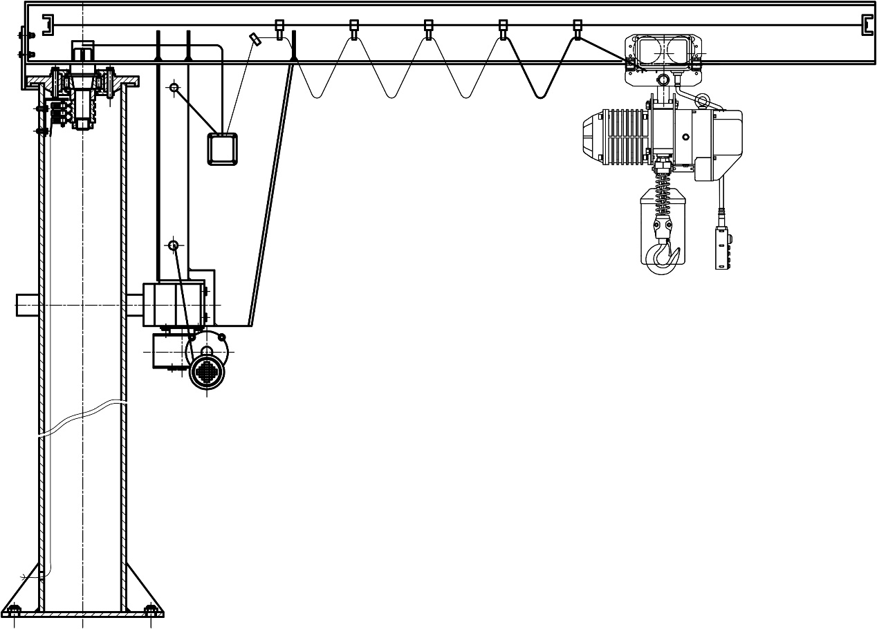 定柱式旋臂起重机（悬臂吊）产品