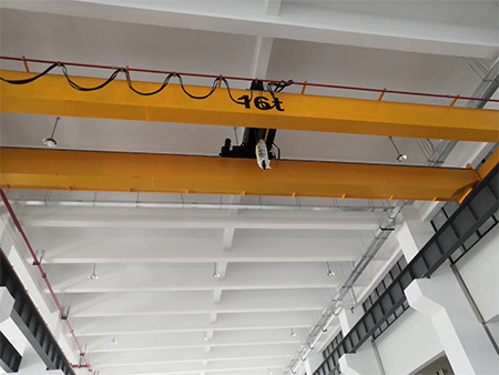 廊坊LH型16T欧式电动葫芦双梁桥式起重机